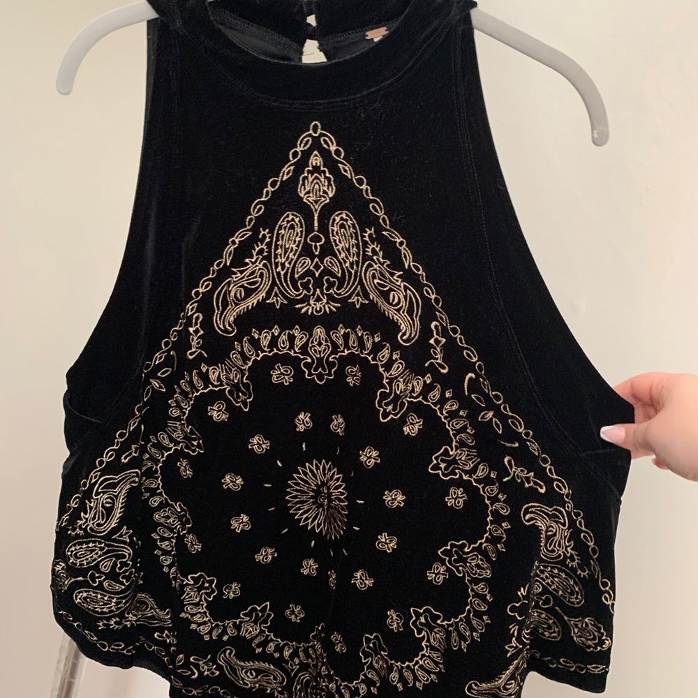 Halter, Velvet Free People top